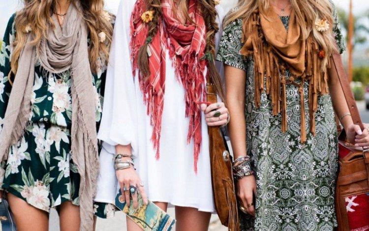 Шарфы, шали и накидки