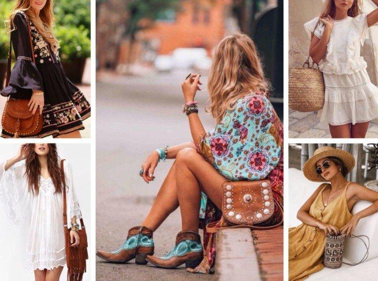 Стиль бохо в одежде - фото и образы
