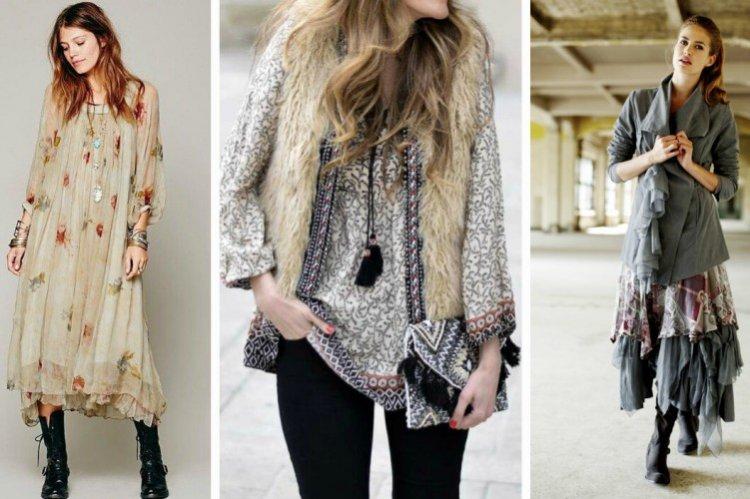 Стиль бохо в одежде - фото и образы