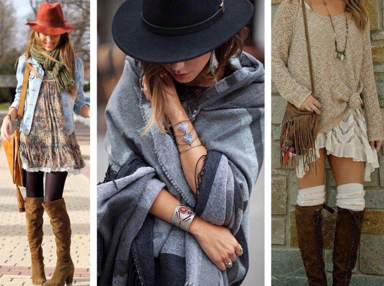 Стиль бохо в одежде - фото и образы