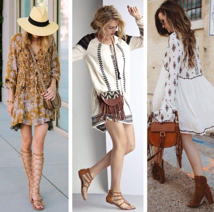 Стиль бохо в одежде - фото и образы