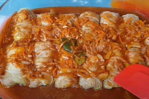 Голубцы из пекинской капусты в духовке