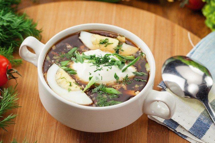 Мясная окрошка