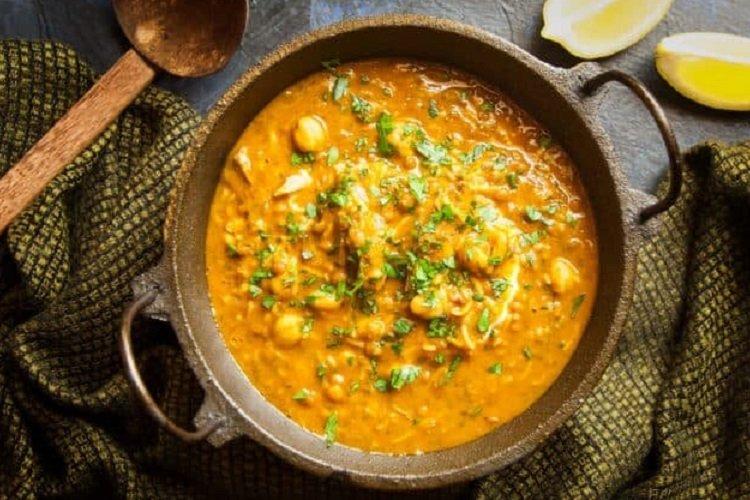 Острый суп с перловкой