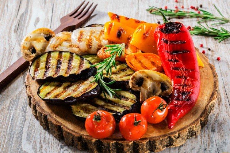 Овощи на мангале