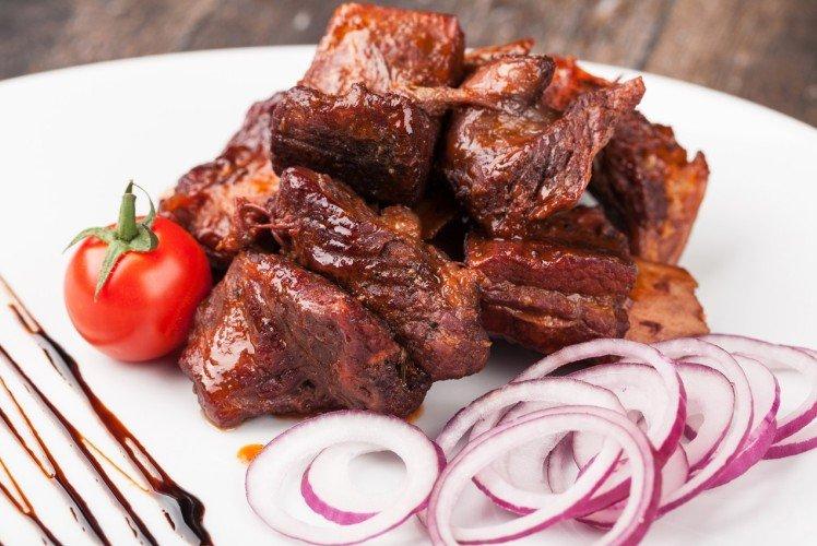 Говядина в соевом соусе