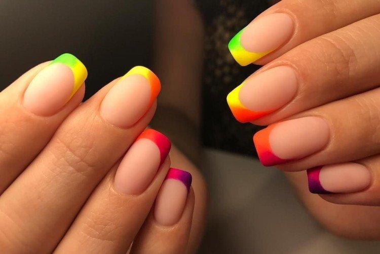 Цветной френч