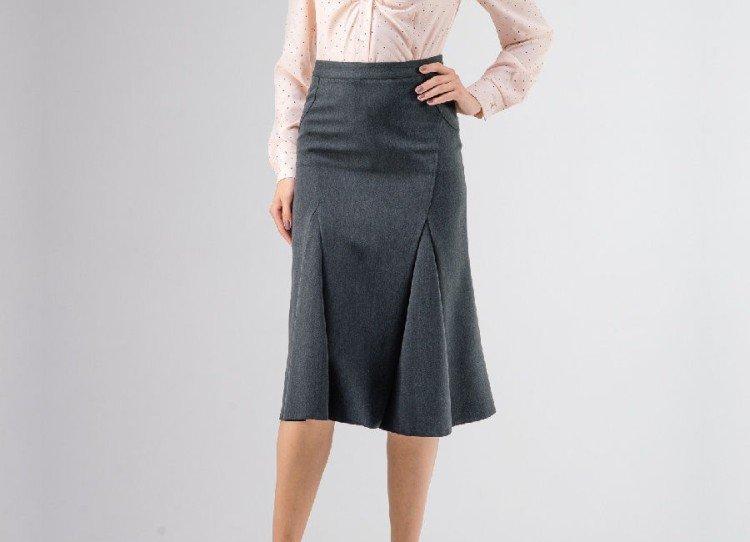 Юбка с клиньями