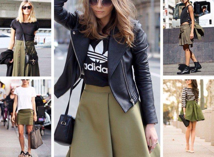 Юбка-милитари