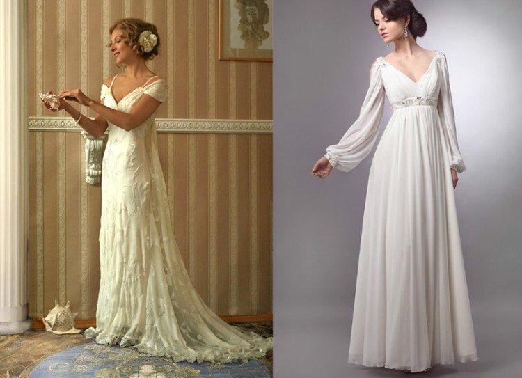 Платье в стиле ампир