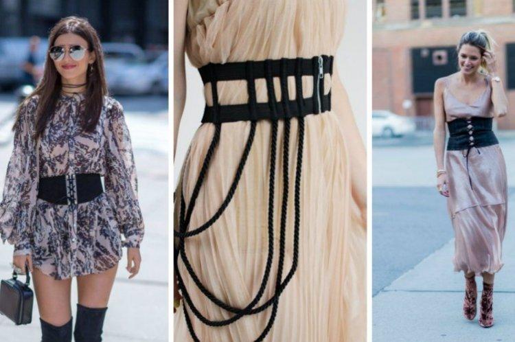 Платье с корсетом