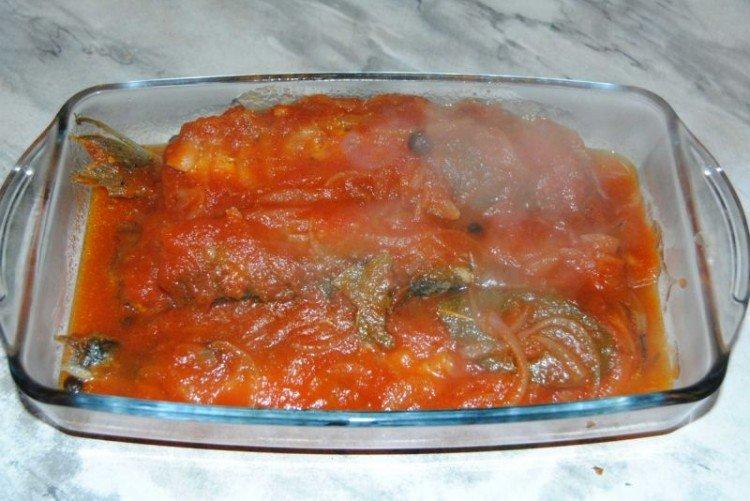 Запеченная форель в томате