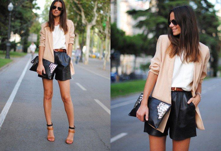 Модные женские шорты 2021 - фото