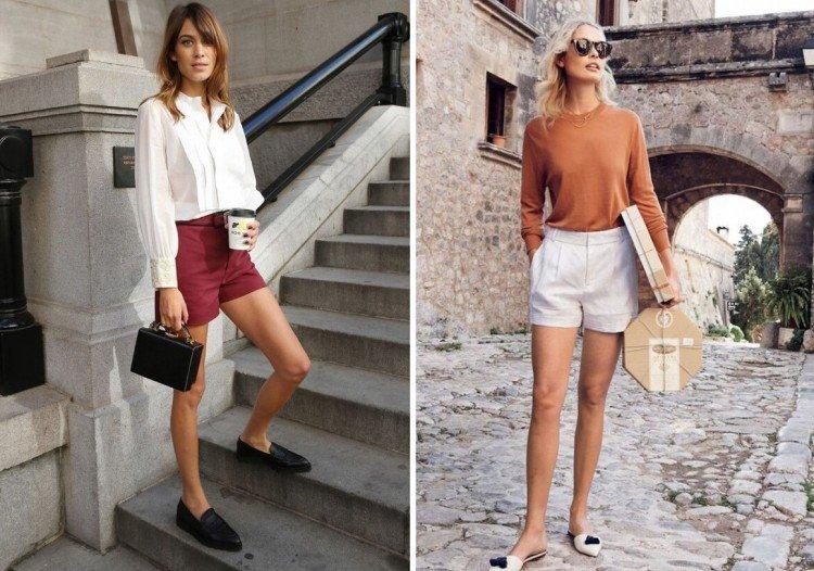 Модные женские шорты 2021 - фото