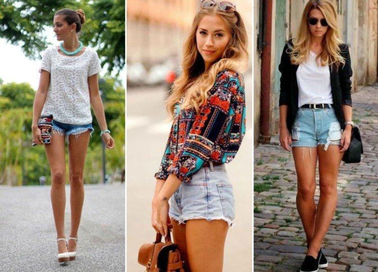 Модные женские шорты 2021 - фото