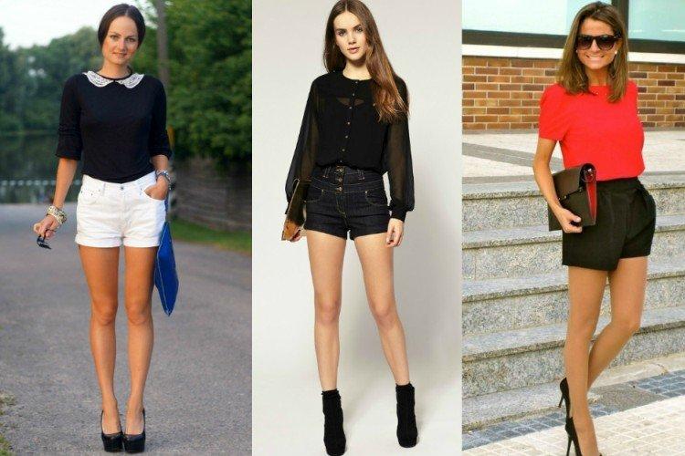 Модные женские шорты 2021 - фото