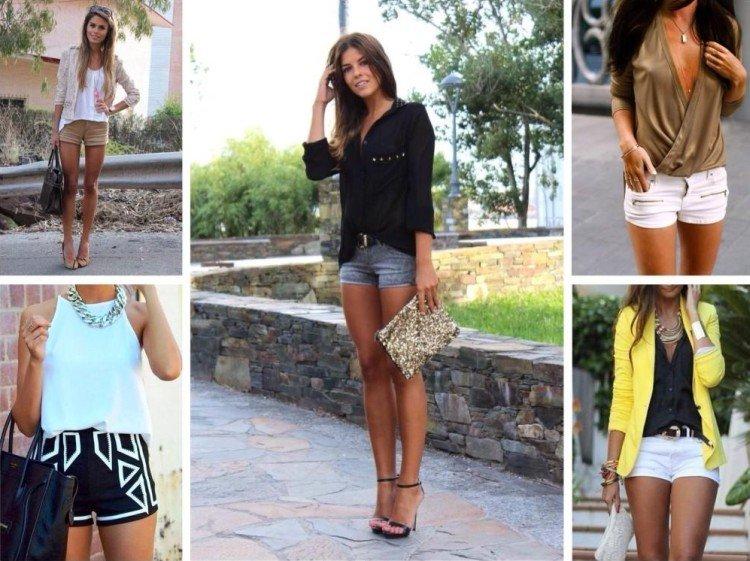 Модные женские шорты 2021 - фото