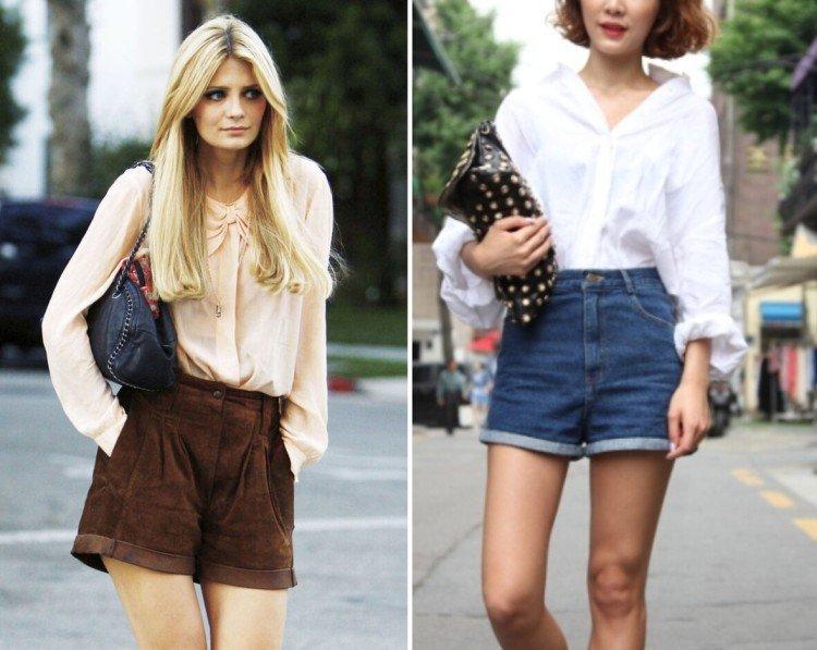 Модные женские шорты 2021 - фото