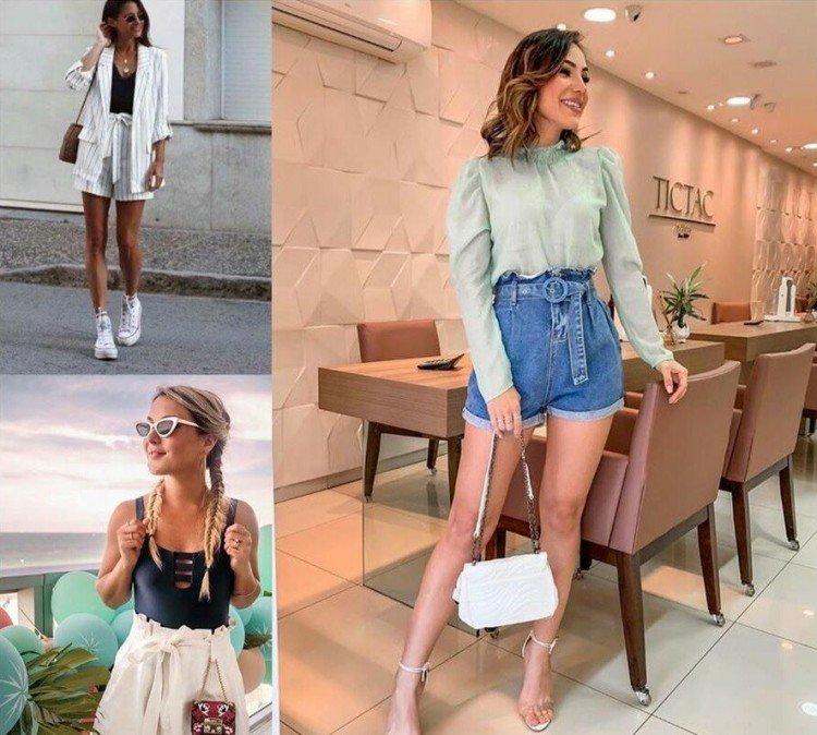 Модные женские шорты 2021 - фото