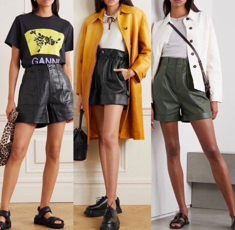 Модные женские шорты 2021 - фото