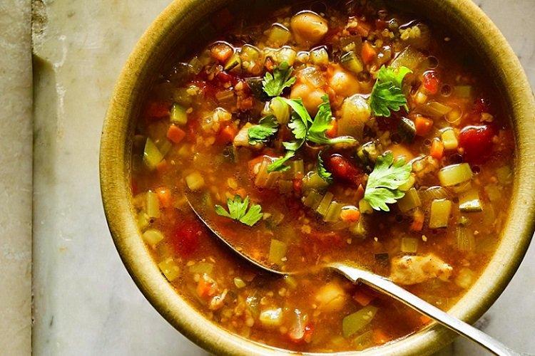 Шурпа с булгуром и говядиной