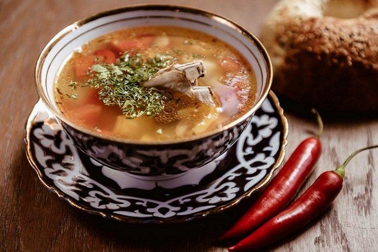 Острая шурпа с говядиной