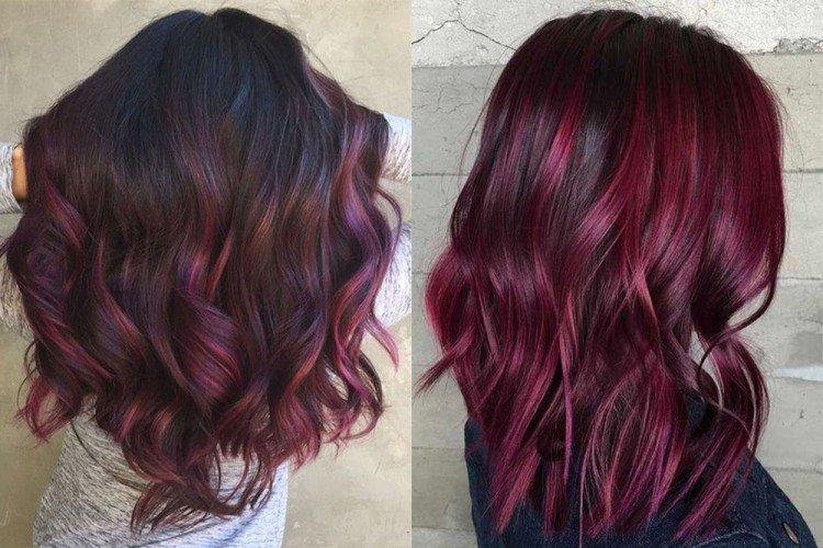 Цветное мелирование