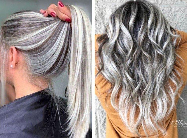 Мелирование на темные волосы - фото