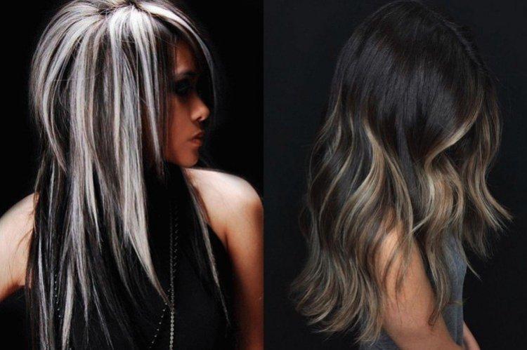 Контрастное мелирование