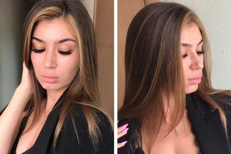 Пряди у лица