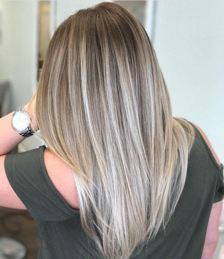 Мелирование на русые волосы 2021 - фото