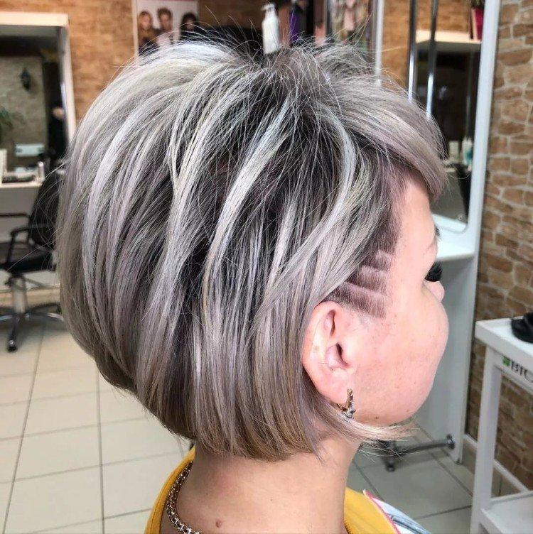 Мелирование на короткие волосы 2021 - фото