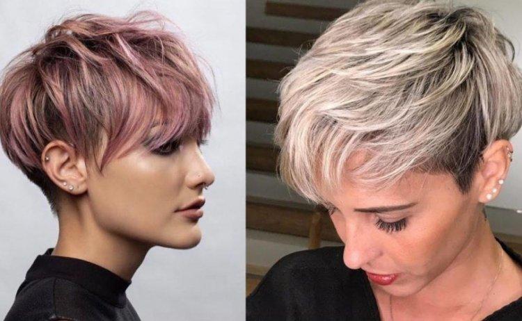 Андеркат с мелированием 2021