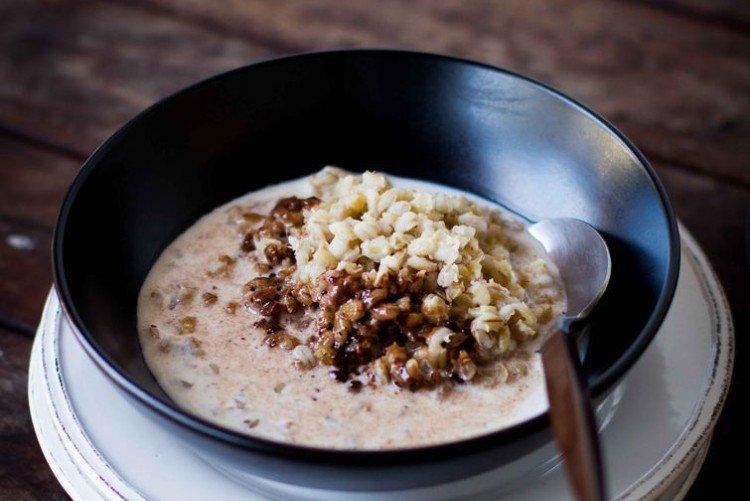 Перловая каша с шоколадом