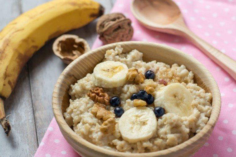 Перловая каша с бананом