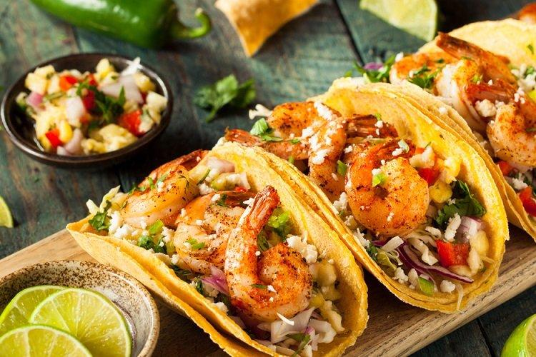 Буррито с креветками