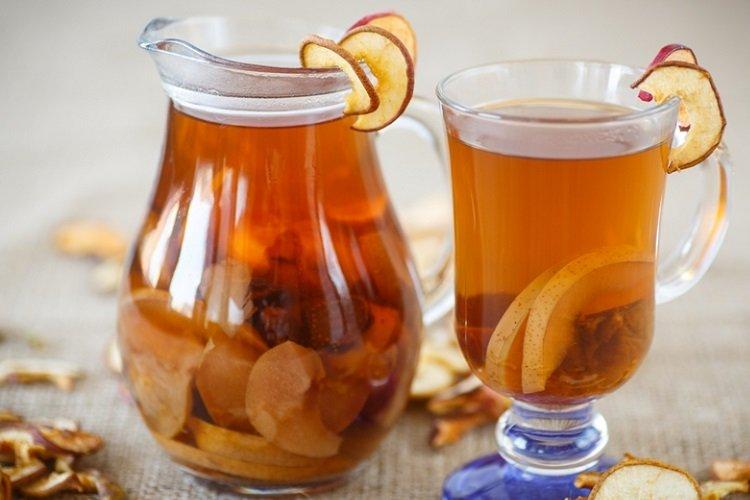 Компот из сухофруктов с медом