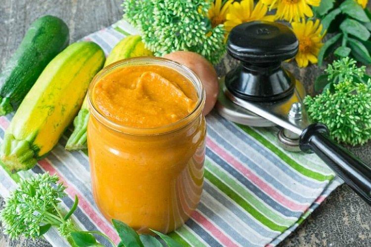 Кабачковая икра с тыквой