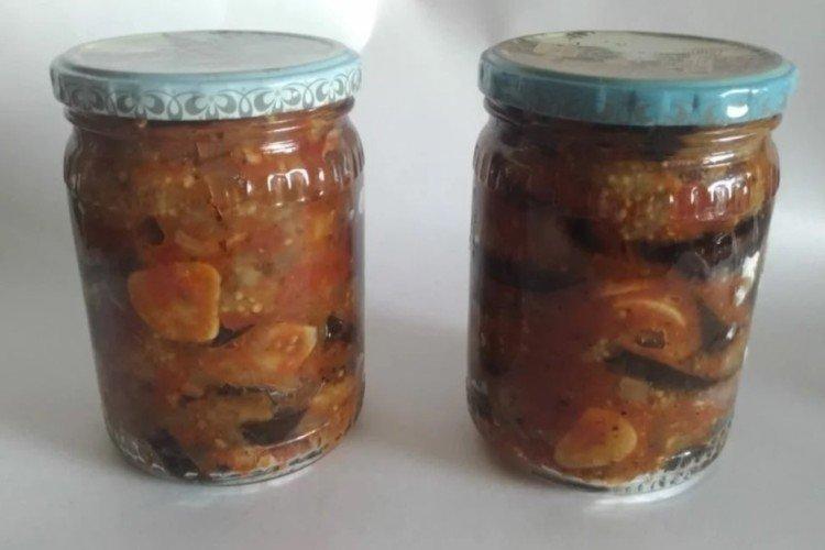 Салат на зиму из баклажанов с черносливом