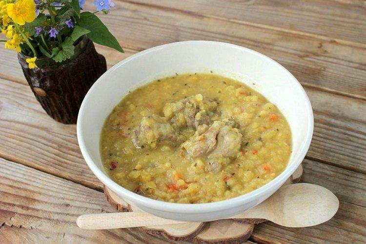 Гороховая каша со свининой