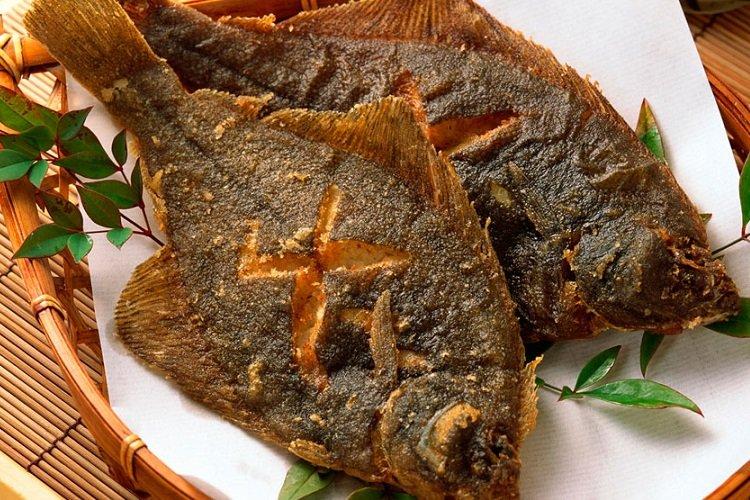 Камбала со сметаной и горчицей в духовке