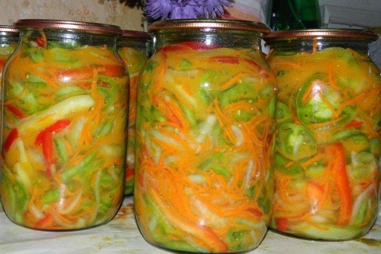 Салат из сладкого перца с кукурузой