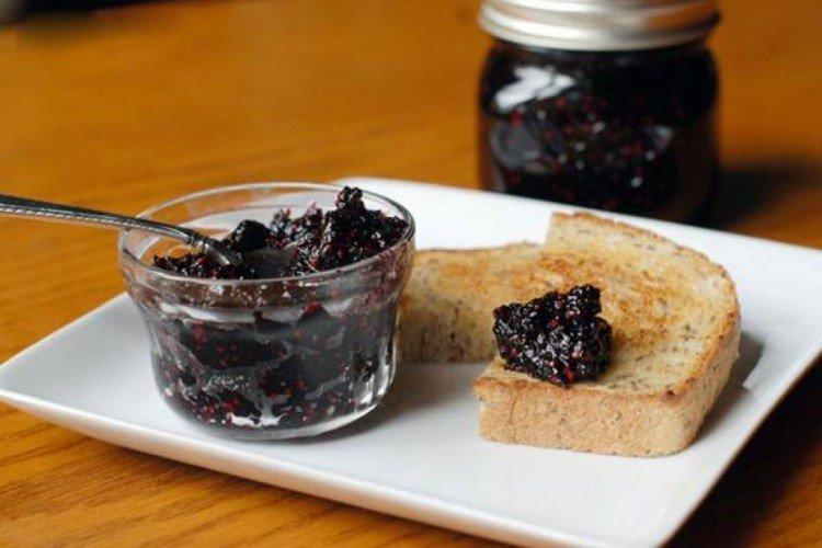 Варенье из шелковицы с абрикосами