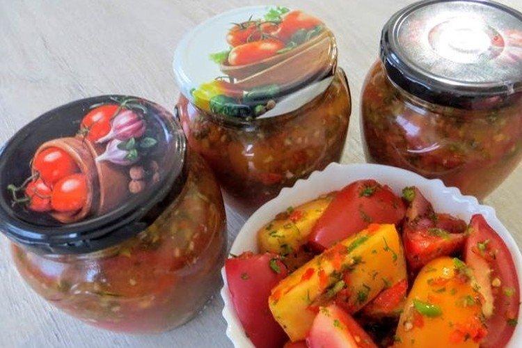 Салат из помидоров по-корейски