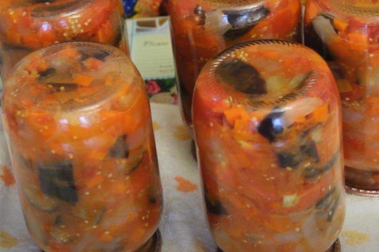 Баклажаны с тыквой