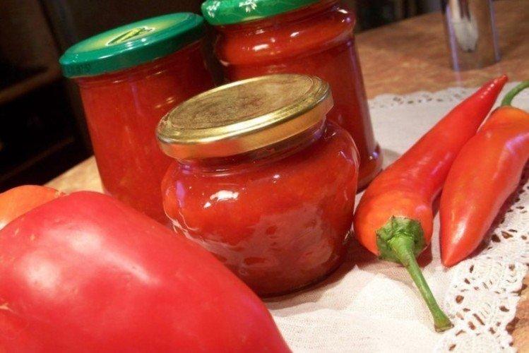 Острая заготовка из болгарского перца