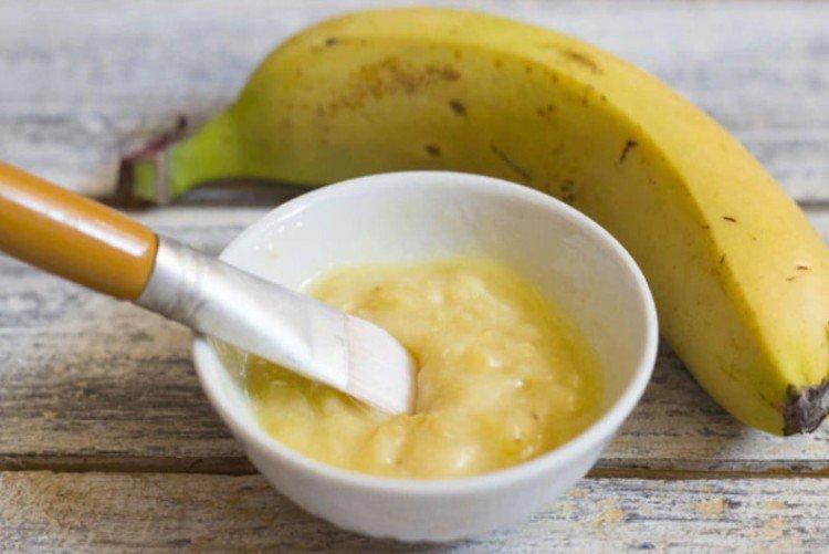 Банановая маска для волос