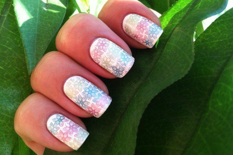 Цветной стемпинг