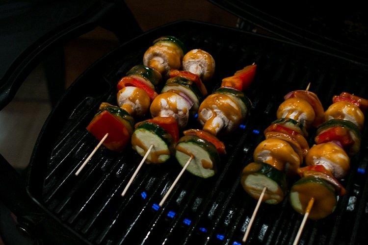 Сочные овощи на мангале