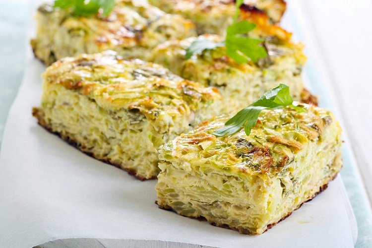 Творожная запеканка с капустой